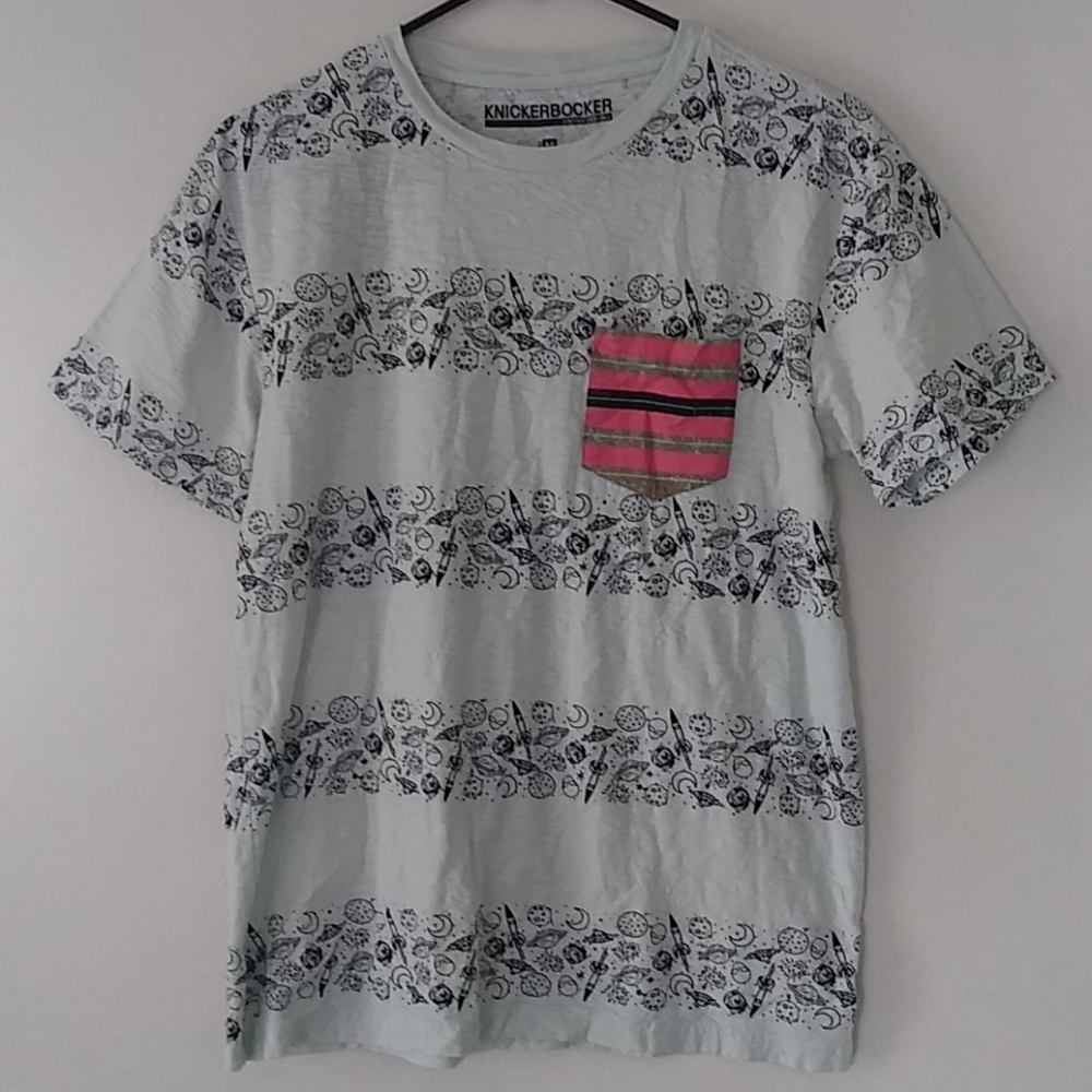 Mens knickerbocker vintage design tee